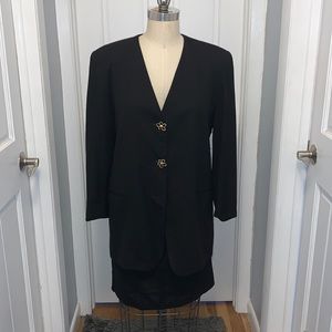 Retro Francess Erita Women’s Black Suit Size 8